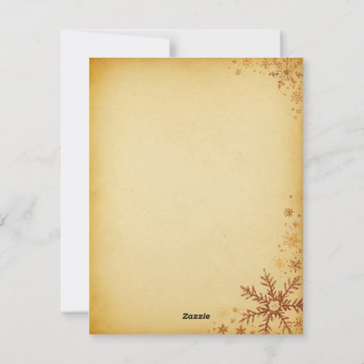 Elegante kerstboomkaars en cadeau Kaart (Achterkant)