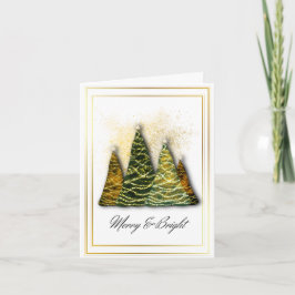 Elegante Kerstboomkaart – Modern Kerstgroet