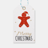 Elegante kerstcadeau Tags Cadeaulabel (Achterkant)