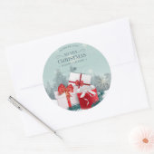 Elegante kerstcadeaus vakantie | Sticker Seal (Envelop)