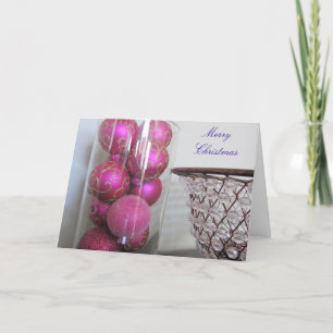 Elegante Kerstdecoraties Feestdagen Kaart