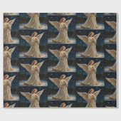  Elegante Kerstengel Cadeaupapier (Vlak)