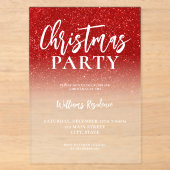 Elegante kerstfeest uitnodiging (Voorkant)