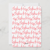 Elegante kerstfeest uitnodiging (Achterkant)