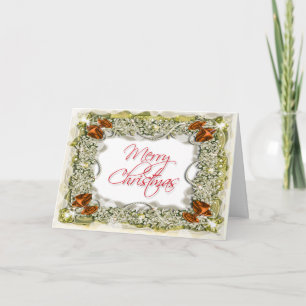 Elegante kerstgroet feestdagen kaart