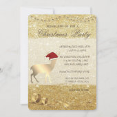 Elegante Kerstherten , Glitterend , Kerstfeest Kaart (Voorkant)