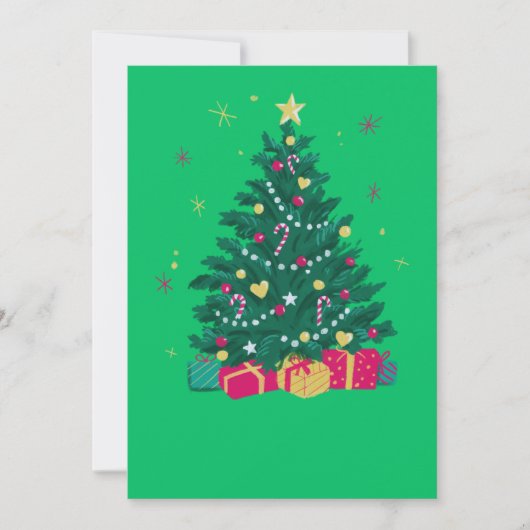 Elegante Kerstkaart (Voorkant)