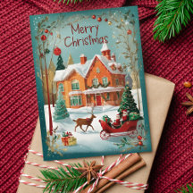 Elegante kerstkaart