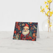 Elegante kerstkaart kaart (Gele Bloem)