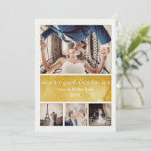 Elegante kerstkaart kaart (Staand voorkant)