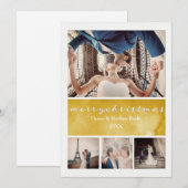 Elegante kerstkaart kaart (Voorkant / Achterkant)