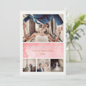 Elegante kerstkaart kaart (Staand voorkant)