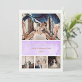 Elegante kerstkaart kaart (Staand voorkant)