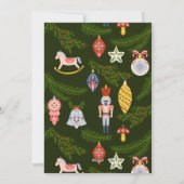 Elegante kerstkaart met 3 foto's voor het gezin (Achterkant)