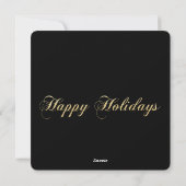 Elegante kerstkaart met waterverf (Achterkant)