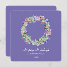 Elegante kerstkaart met waterverf