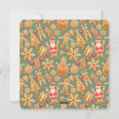 Elegante kerstkaart met waterverf (Achterkant)