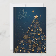 Elegante kerstkaart serie