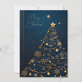 Elegante kerstkaart serie
