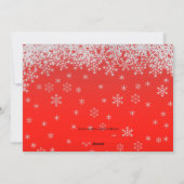 Elegante kerstkaart voor het gezin (Achterkant)