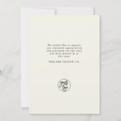 Elegante Kerstkaart voor Zakelijk Gebruik (Achterkant)