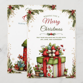 Elegante Kerstkaartenset Feestdagenkaart