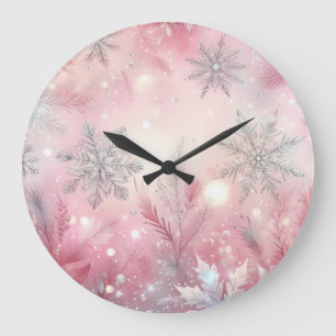 Elegante kerstklok aan de wand – Festieve winterti Grote Klok