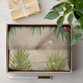 Elegante kerstklokken decoupage papier hulst (Geschenk)