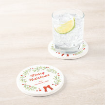 Elegante kerstkrans en sterren