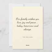 Elegante Kerstman Kerstmis Groeten Feestdagenkaart (Achterkant)