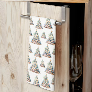 Elegante Kerstmis aan het Strand Theedoek