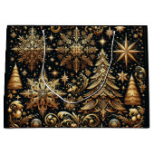 Elegante Kerstmis Gift Bag Groot Cadeauzakje (Voorkant)