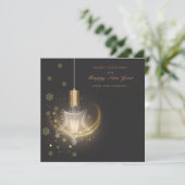 Elegante Kerstmis Kaart (Staand voorkant)