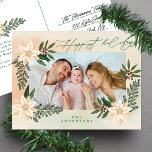 Elegante Kerstmis Poinsettia Splendor Foto Feestdagenkaart<br><div class="desc">💌 Deel de liefde en spreid feestvreugde met mijn zorgvuldig vervaardigde wenskaart. Deze kaart is een canvas voor uw vakantiewensen aan vrienden, familie en hogescholen. Ik sierde de boeiende design en dit bepaalde mijn hele vakantie collectie. Ik hoop dat je net zoveel van de kaarten en het collectie houdt als...</div>