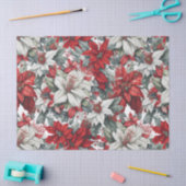 Elegante Kerstmis Poinsettia's Tissuepapier (Craft)