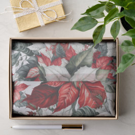 Elegante Kerstmis Poinsettia's Tissuepapier