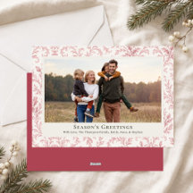 Elegante Kerstmis Rode Bladgroen Vakantiefoto