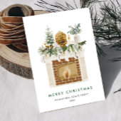 Elegante Kerstmis Samenstelling Corporate Greeting Feestdagenkaart