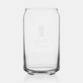 Elegante Kerstmisbel Blikvorm Glas (Achterkant)