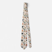 Elegante Kerstmuggen Patroon Stropdas (Voorkant)