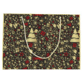Elegante Kerstontwerp Cadeautas (Achterkant)