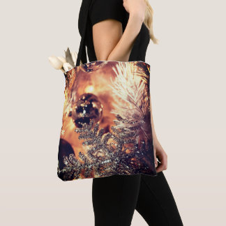 Elegante Kerstornament Gloed | Festive Kerst  Tote Bag