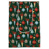 Elegante kerstornamenten cadeautas (Achterkant)