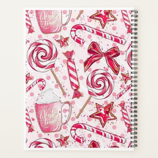 Elegante kerstplanner planner (Achterkant)