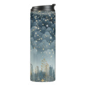 Elegante kerstreismok – Vakantie Thermal Cup Thermosbeker (Gedraaid links)