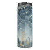 Elegante kerstreismok – Vakantie Thermal Cup Thermosbeker (Achterkant)