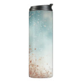 Elegante kerstreismok – Vakantie Thermal Cup Thermosbeker (Gedraaid links)