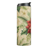 Elegante kerstreismok – Vakantie Thermal Cup Thermosbeker (Gedraaid links)