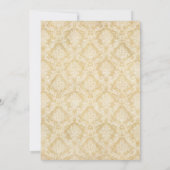 Elegante kerstscriptdiner / feestuitnodiging kaart (Achterkant)