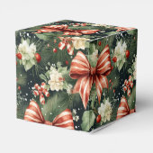 Elegante kerstsfeer gepersonaliseerd bedankdoosjes (Achterkant)